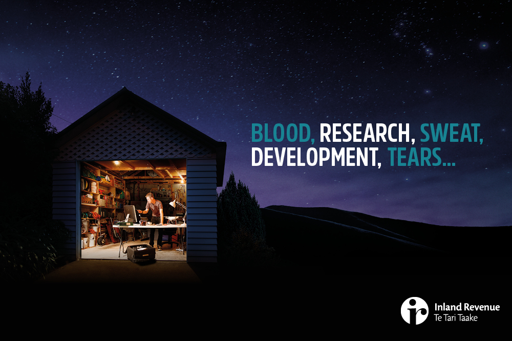 BLOOD, RESEARCH, SWEAT, DEVELOPMENT, TEARS…