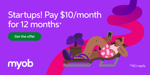 MYOB Startup Offer $10 for 12