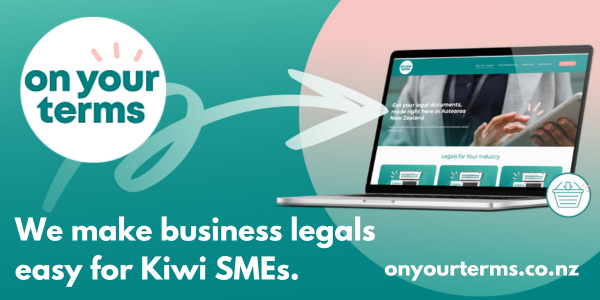 On Your Terms business legal docs New Zealand